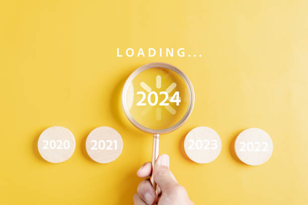 istock Loading progress from 2023 to 2024 to countdown merry christmas and happy new year, Planning and challenge strategy in new year 2024 Concept. 1696387988