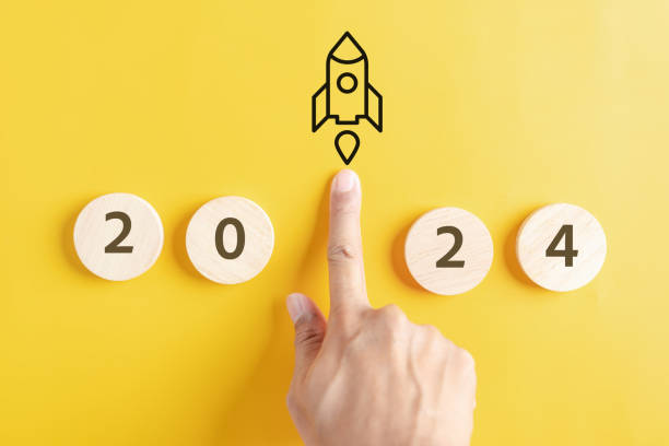 istock Loading progress from 2023 to 2024 to countdown merry christmas and happy new year, Planning and challenge strategy in new year 2024 Concept. 1696387989
