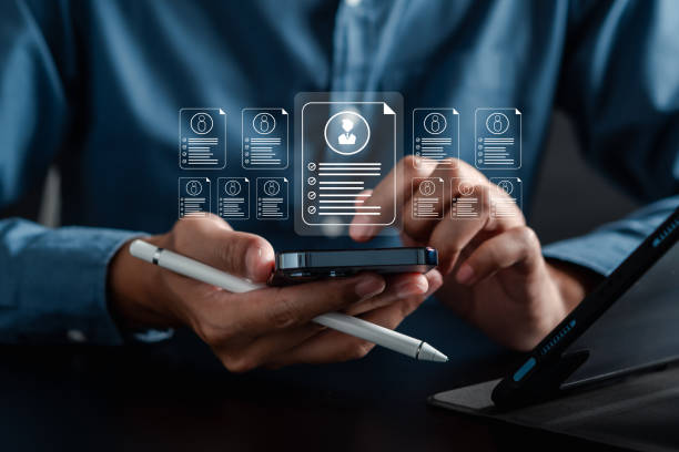 istock HRM or Human Resource Management, selective and accept to manager  for human development recruitment leadership and customer target group concept. 1696389646