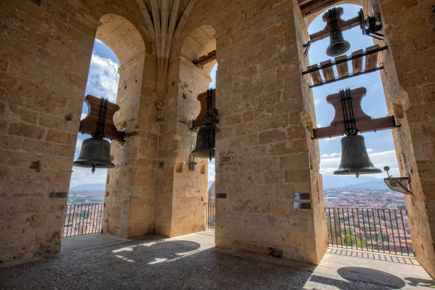 Bell Tower of Segovia Cathedral, Spain.
