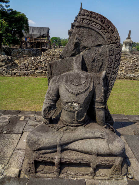istock The Remaining statues of Plaosan Temple 1696458273