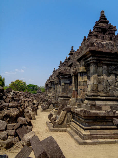 istock Many Perwara in the Plaosan Temple 1696465124