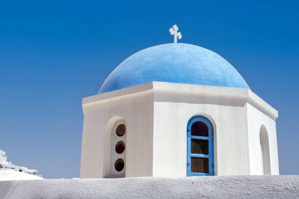 Grieks-orthodoxe kerk op Santorini
