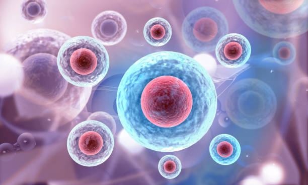 istock Human cells anatomy blue color 1696718204