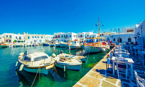 istock Parked boats in the harbor 1696757245