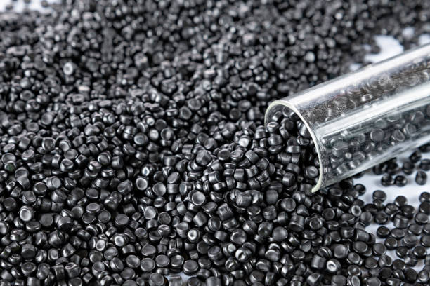istock White plastic grain, plastic polymer granules,hand hold Polymer pellets, Raw materials for making water pipes, Plastics from petrochemicals and compound extrusion, resin from plant polyethylene. 1696854960