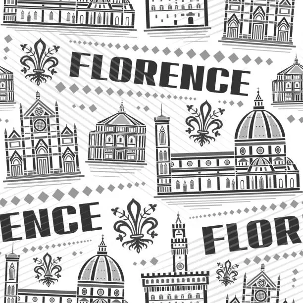 Vector illustration of Vector Florence Seamless Pattern