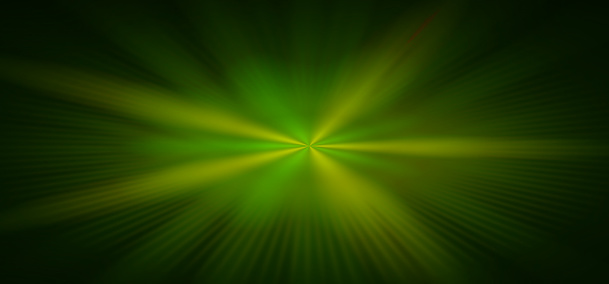 Abstract background, effect lens flare with green and yellow gradients.