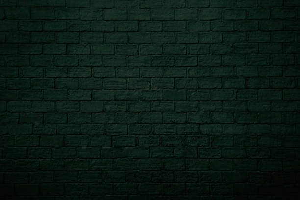 istock Old Brick Wall Texture for Background in Tidewater Green Color Tone. 1696885743