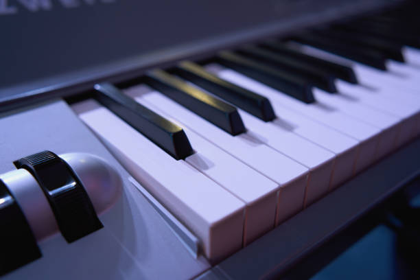 istock Electric Piano Isolated On White. Synthesizer. 1696919219