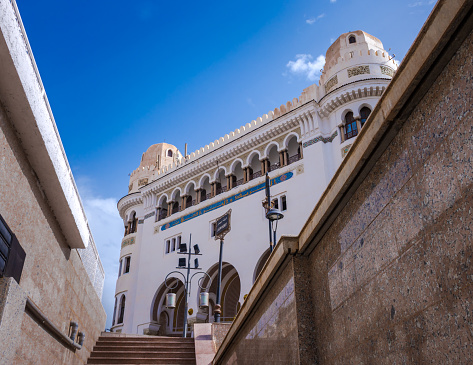 The Algiers Central Post Office, is an office building for postal services located on Boulevard Mohamed-Khemisti. Algiers, September 18,2022.