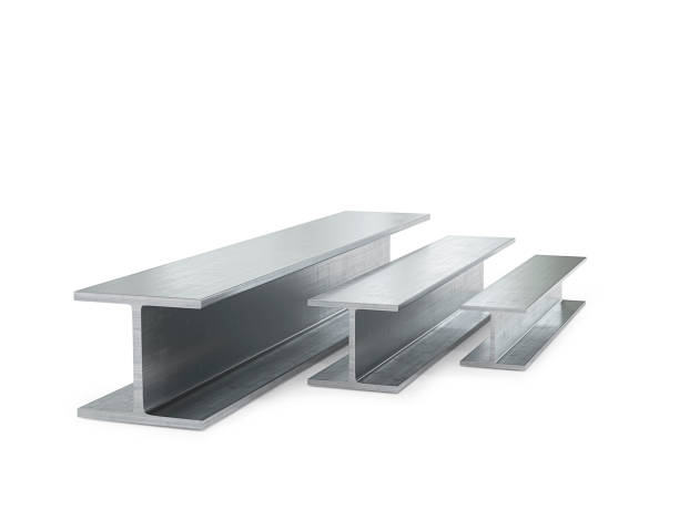 istock Sample of steel beam on white background. 3d rendering 1696948861