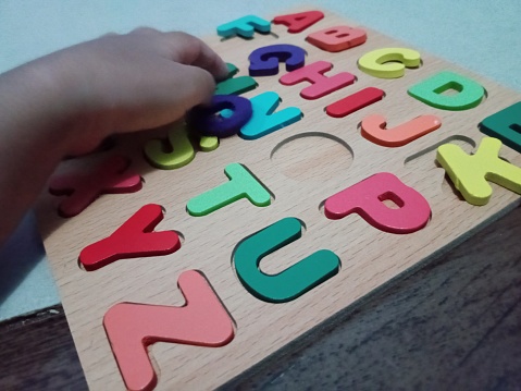 Photo of children playing educational toys