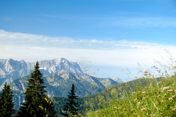 View of the Zugspitze stock photo
