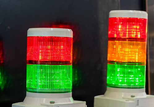 Factory signal lights and warning lights