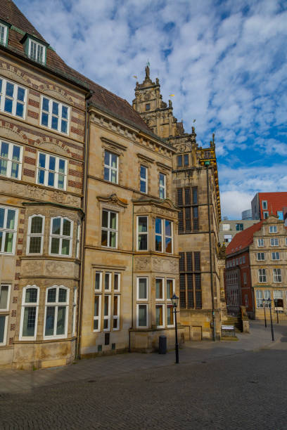 istock Old building facades in Bremen 1697010583