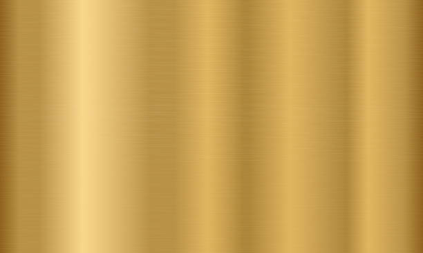 istock Golden metal texture background. Gold plate. Metallic texture effect. Steel background. Vector illustration 1697010627