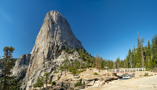 Yosemite valley national park, mountain nature, California, USA