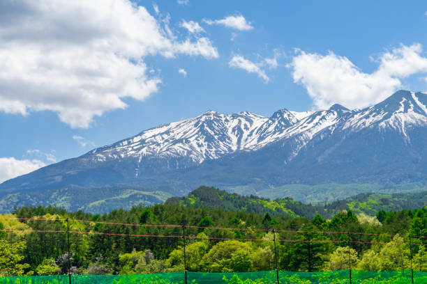 Mt.Ontake Mt.Ontake in Nagano prefecture mt ontake stock pictures, royalty-free photos & images