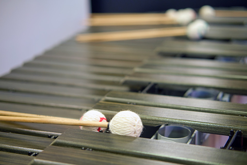 Vibraphone is a percussive musical instrument with a certain pitch, belonging to a group of metallophones