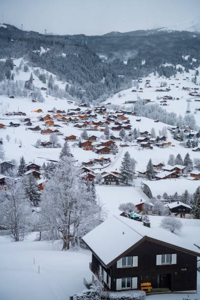 istock Winter Swiss Village 1697080497