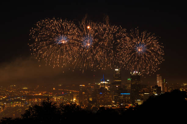 istock Fireworks over Pittsburgh, Pennsylvania, USA 1697092097