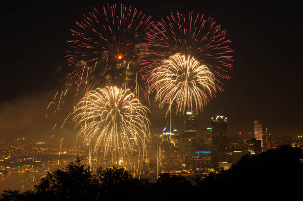 istock Fireworks over Pittsburgh, Pennsylvania, USA 1697092107