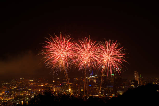 istock Fireworks over Pittsburgh, Pennsylvania, USA 1697092284