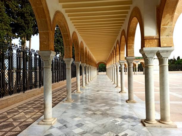 This photo was taken in the Great Mosque of Kairouan in Tunisia