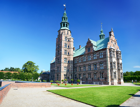 Rosenborg Castle is a renaissance castle located in Copenhagen, Denmark. The castle became state property and was opened to the public in the 1830s and to serve the dual function as a royal treasury and a museum