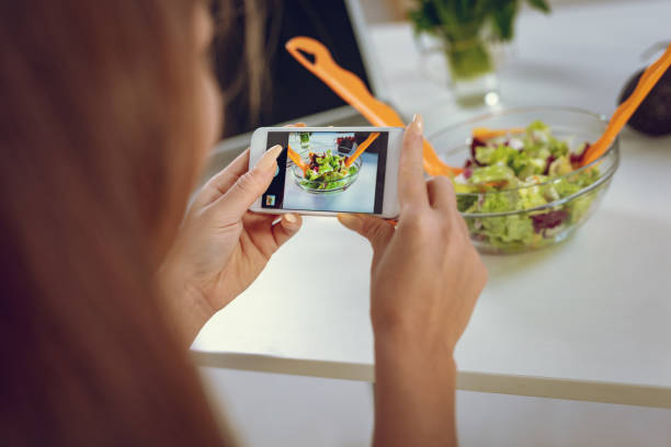 istock Food Blogger Focused On Work 1697147581