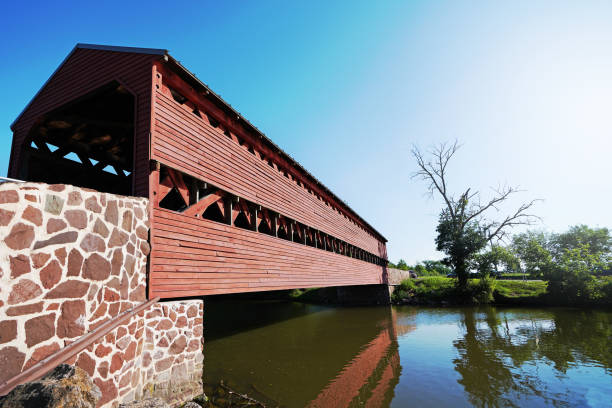 istock Historic Sachs covered bridge in Gettysburg , PA 1697150664