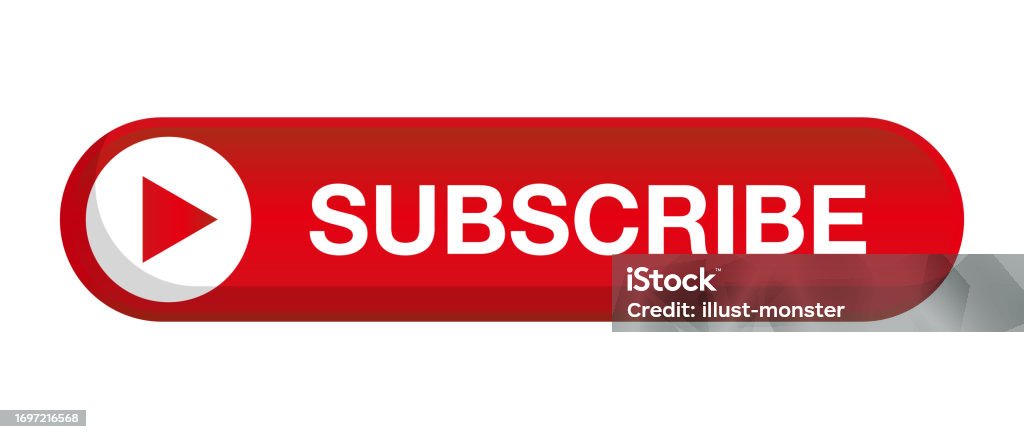 Subscribe Button Magazine Flat Design Subscribe Button Vector Stock Illustration - Download Image ...