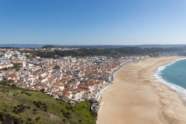 istock Nazare - surfing town - sea and beach view 1697320256