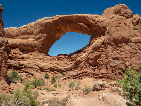 Cedar Tree Arch at Rattlesnake Canyon in McInnis Canyons National Conservation Area, Colorado State, USA