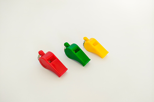 A whistle is a tool that produces sound when blown.  Whistles or also known as syringes have many benefits.  For example, for use by referees in sports, playing whistles, calling pets, and so on.