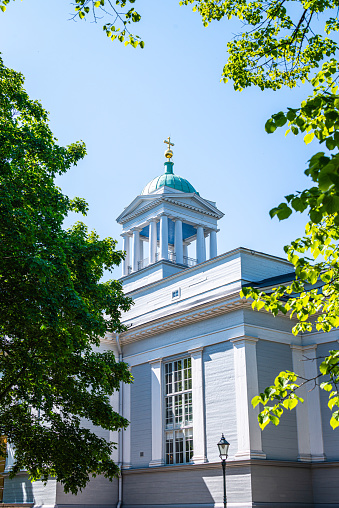 Helsinki, Finland - June 11, 2023: Helsinki Old Church