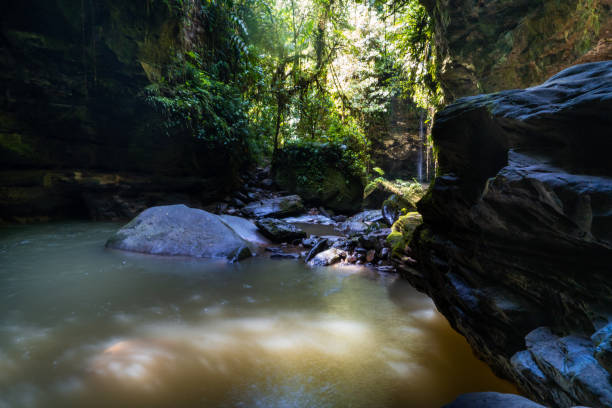 istock Waterfall in Ecuador, landscapes of the Amazon jungle 1697503767