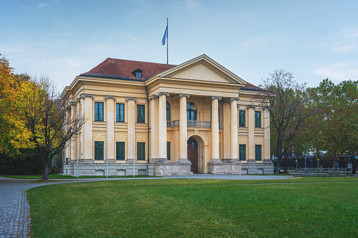 Munich, Germany - Sep 19, 2019: Prinz Carl Palais - Munich, Bavaria, Germany