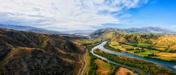istock NZ Kurow Bridge to North Short pan 1697654453
