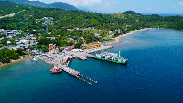 istock Coastal port town. 1697754273