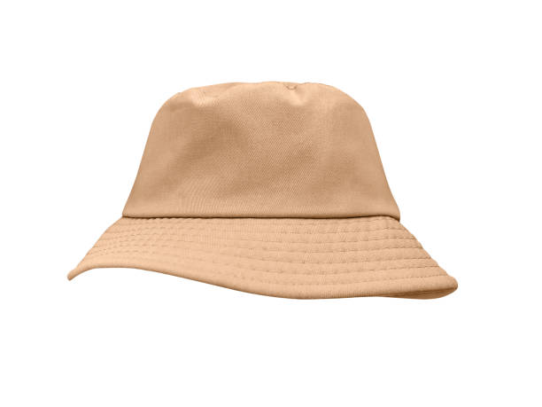 istock Brown bucket hat isolated on white background. 1697761700