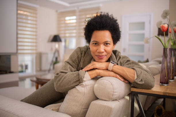 istock Happy mature woman 1697802866