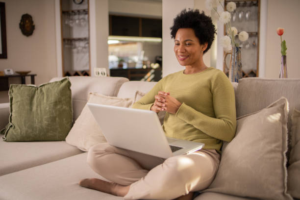 istock Woman working from home 1697803426