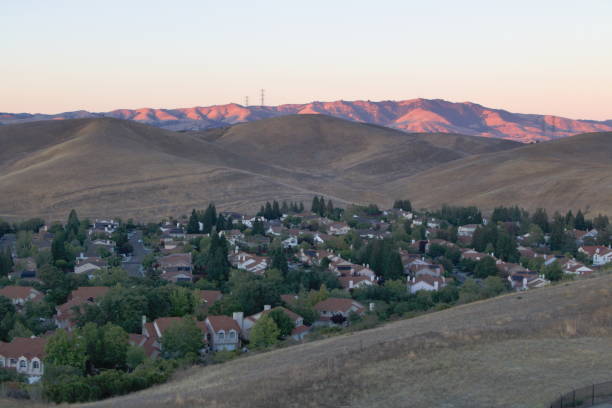 istock Sunset over Morgan Territory as seen from San Ramon, California 1697888723