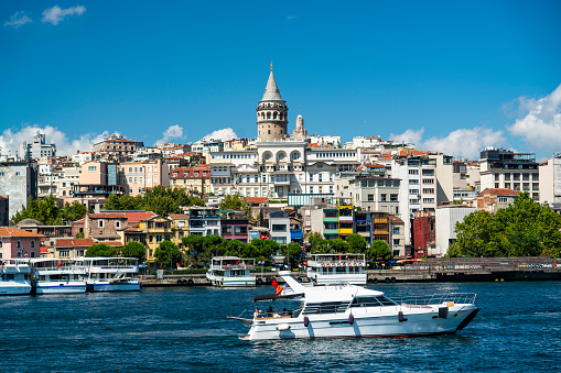 The Galata Tower dates back to the 1300's and was a former prison.