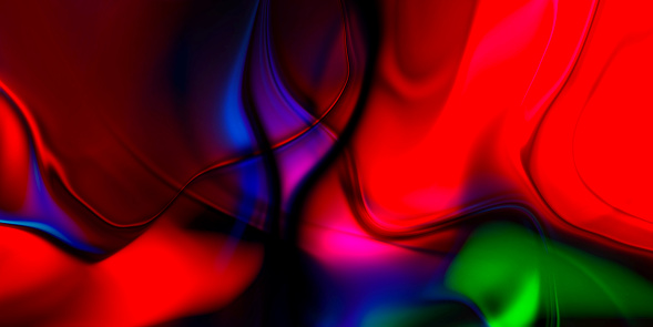 Modern colorful flow poster. Wave Liquid shape color background.