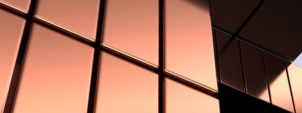 istock Perspective view of copper box Metallic Elegant Modern 3D Rendering image background 1698069574