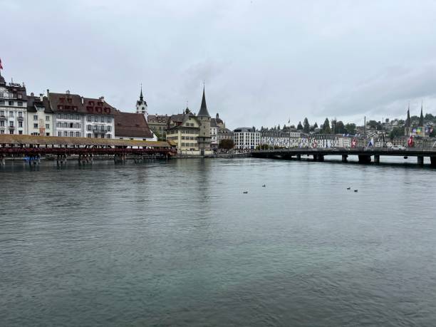 istock Chapel Bridge, Lucern, Switzerland 1698074358