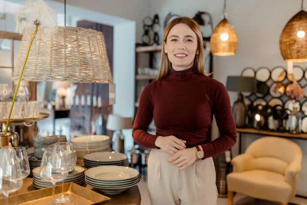 istock Decoration Store Owner Looking at Camera 1698300746